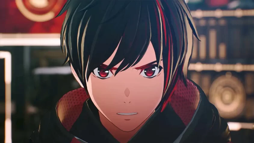 Герои Scarlet Nexus в динамичной позе