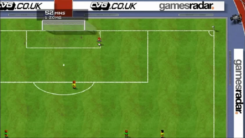 Первый момент игры в Sensible World of Soccer