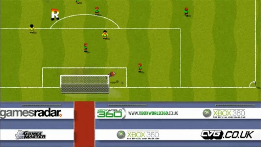 Второй момент игры в Sensible World of Soccer