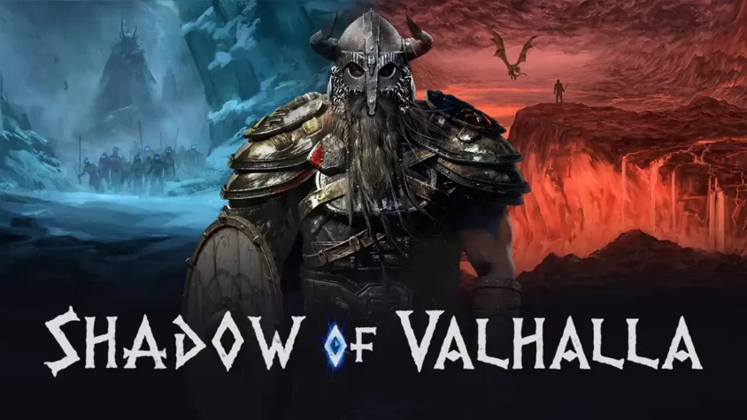 Shadow of Valhalla Главный герой игры, охваченный холодом и огнем, в поисках приключений в Валгалле