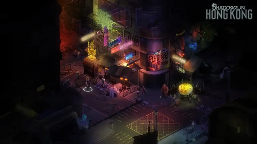 Гонки на разрушенной улице в Shadowrun: Hong Kong