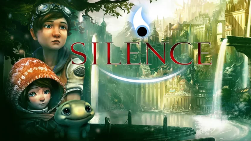 Silence Обложка игры Silence, на которой изображены два персонажа и милый существо с большими глазами на фоне фантастического города