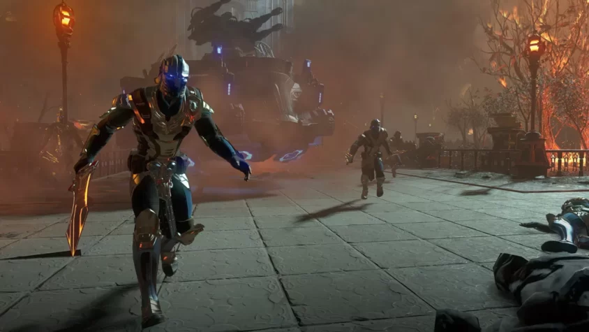 Герои против армии в Skyforge