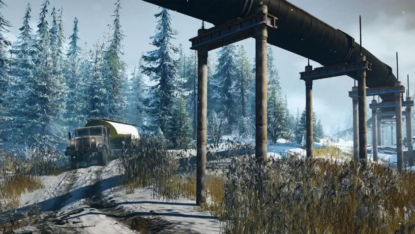 Городская сцена в SnowRunner