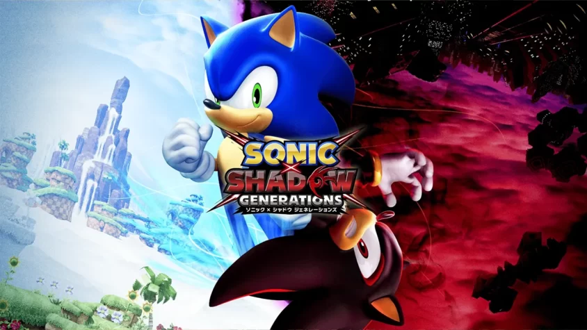 Sonic x Shadow Generations - Обложка Обложка игры Sonic x Shadow Generations