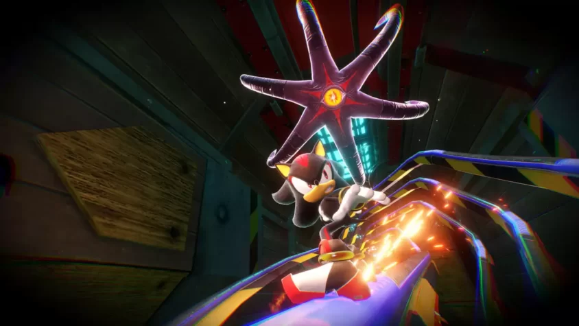 Пинбол уровень в Sonic x Shadow Generations