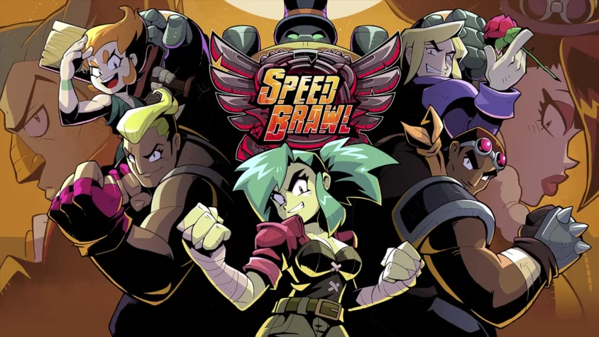 Обложка игры Speed Brawl Обложка игры Speed Brawl с изображением персонажей, готовых к бою