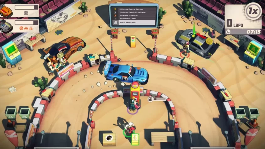 Геймплей Speed Crew: на улице с оживленными гонками