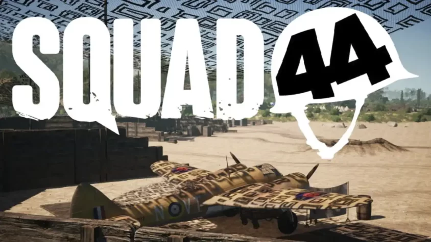 Обложка игры Squad 44, где изображены военные самолёты