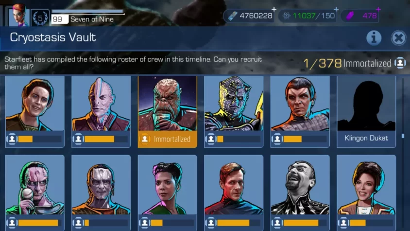 Экипаж из Cryostasis Vault в Star Trek: Timelines - будущее не столь весело, как казалось