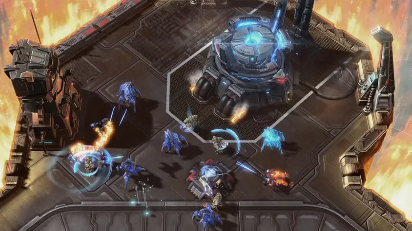 Конфликт между Протоссами и Теранами в StarCraft II
