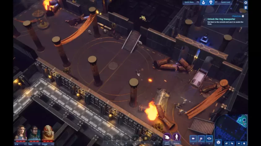 Игровой момент из Stargate: Timekeepers