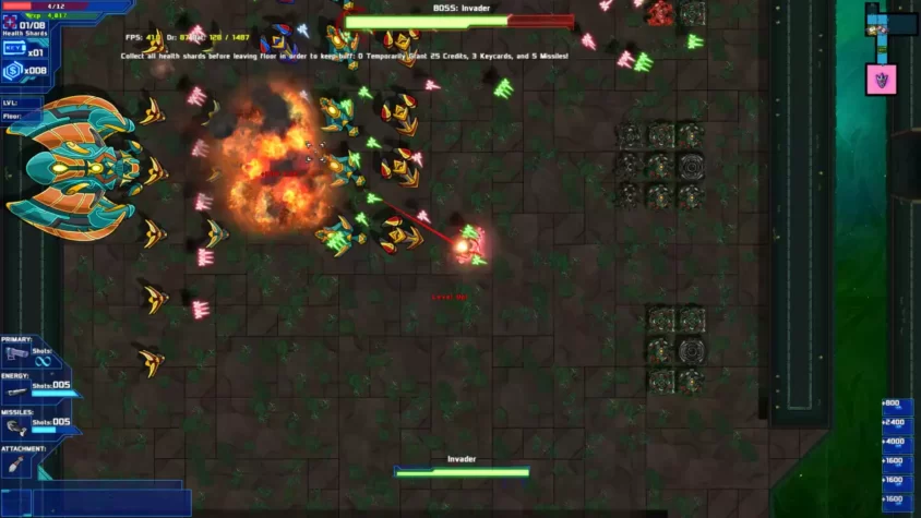 Битва с боссом в Starward Rogue