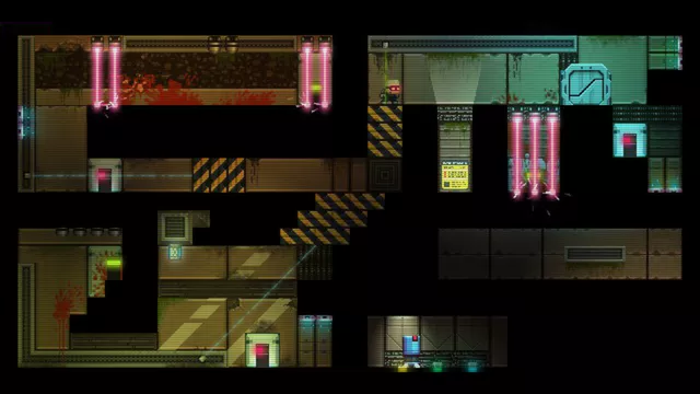 Шестая сцена игры Stealth Bastard