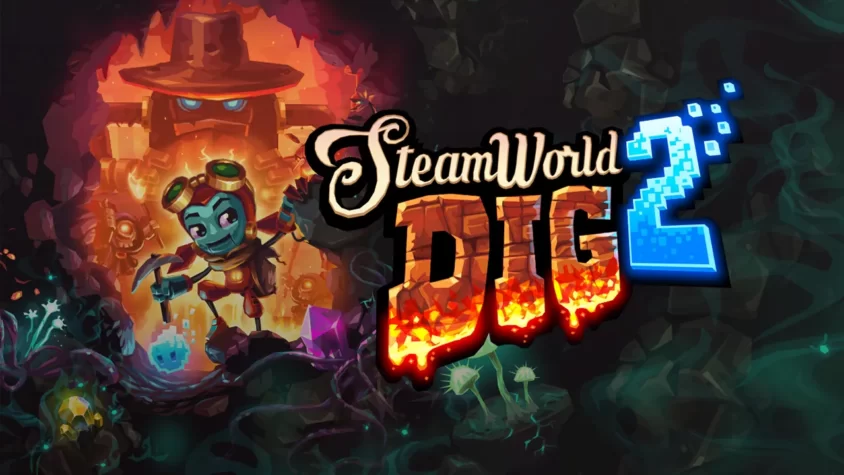 Обложка игры SteamWorld Dig 2