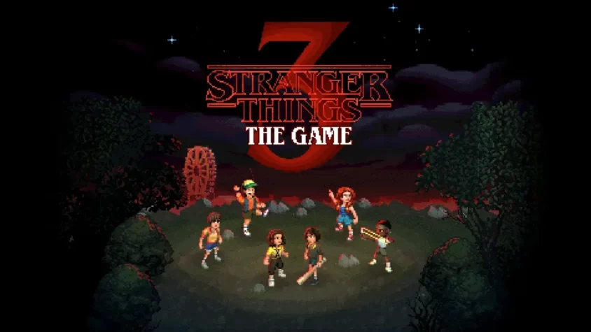 Stranger Things 3: The Game - Обложка Обложка игры Stranger Things 3
