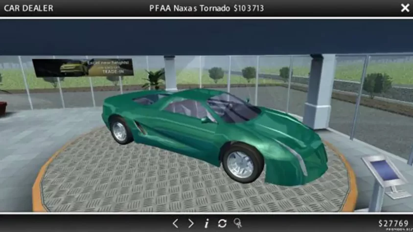 Гараж с автомобилем в 'Street Legal Racing: Redline'