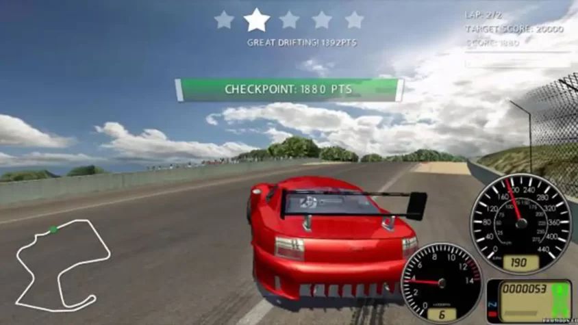 Столкновение автомобилей на гонке в 'Street Legal Racing: Redline'