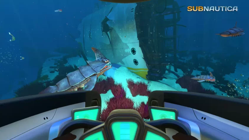 Мистическое существо в Subnautica, встреча с чудовищем