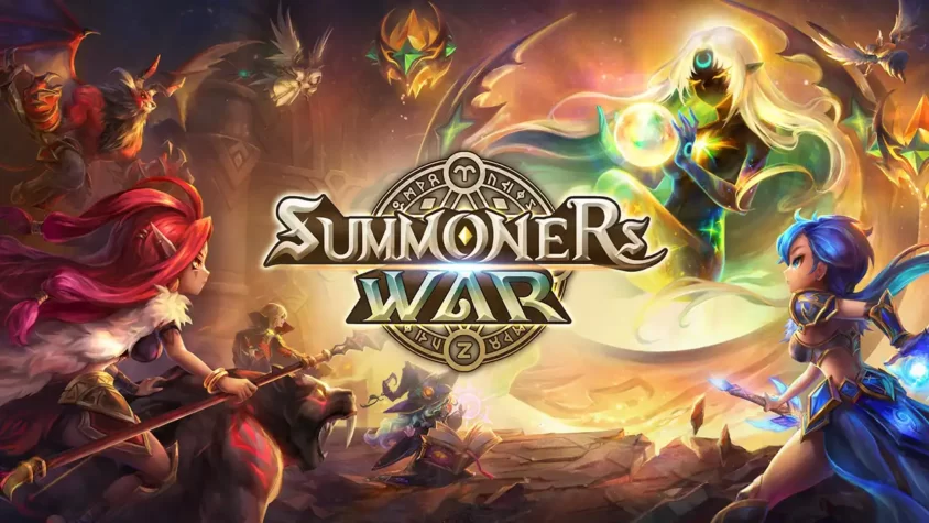 Summoners War: Sky Arena — обложка Обложка игры Summoners War: Sky Arena