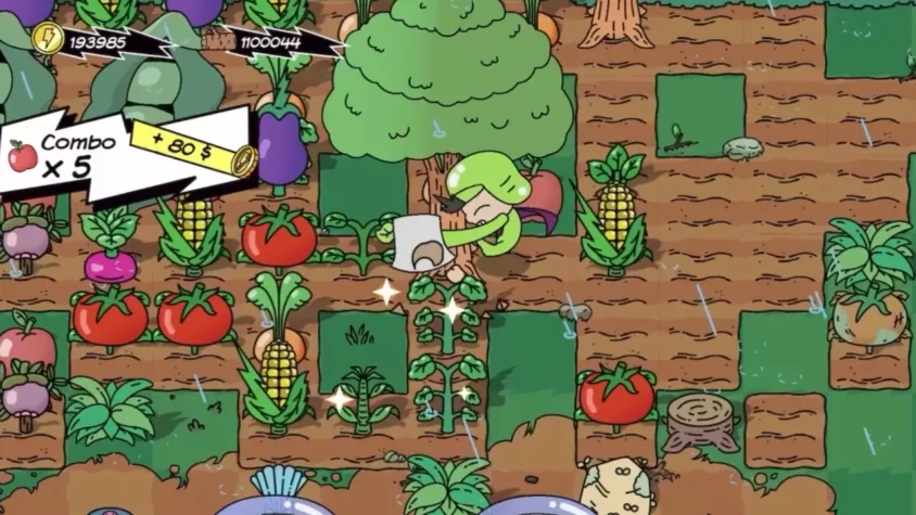 Заниматься сельским хозяйством с комбо в Super Farming Boy