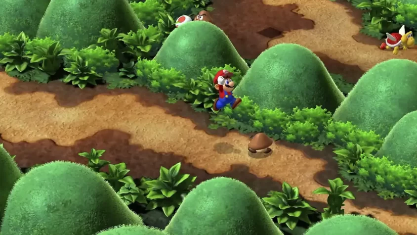 Сражение в Super Mario RPG