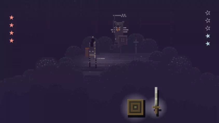 Сцена из игры Superbrothers: Sword & Sworcery EP