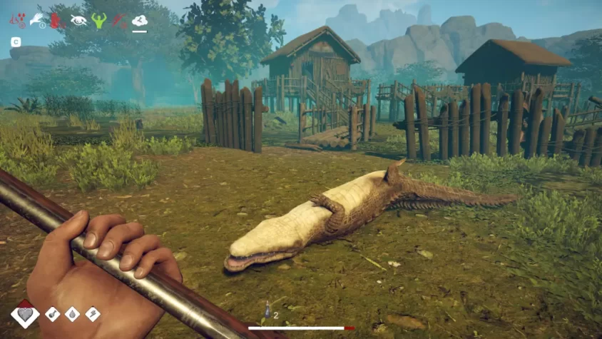 Охота на животное в Survival: Fountain of Youth