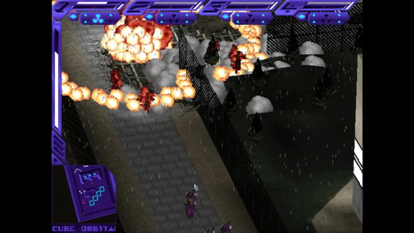 Взрыв в центре города в Syndicate Wars