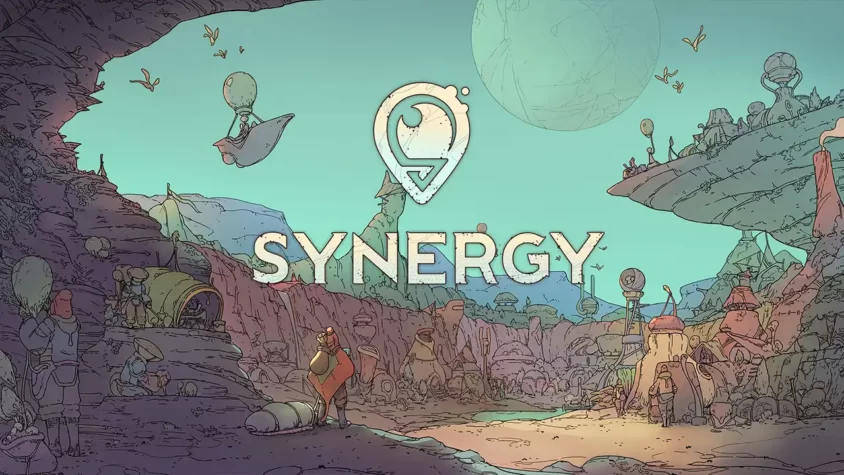Synergy: Взаимодействие технологий и природы Игра с научно-фантастическим настроением, в которой природные и технологические элементы сплетаются в единую картину мира
