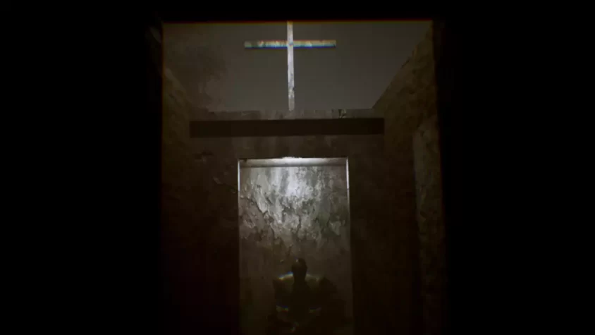 Пограничная территория с крестом в The 9th Charnel
