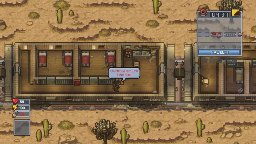 Погоня за заключенными в The Escapists 2