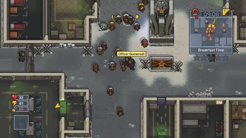 Снежная тюрьма в The Escapists 2