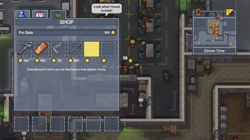 Пищевые перипетии в The Escapists 2