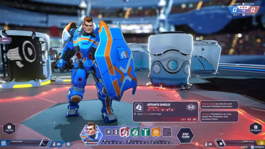 Герой в битве в The Hexadome: Aristeia Showdown