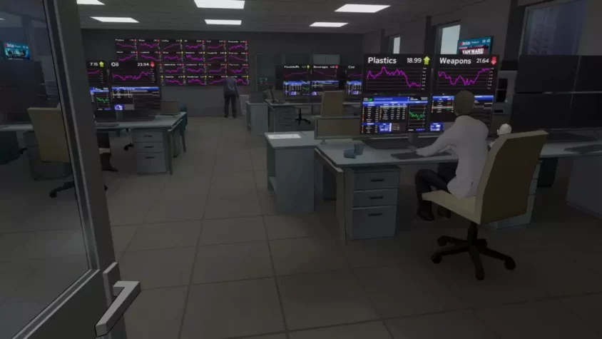 Коридор офиса Ferios в The Invisible Hand