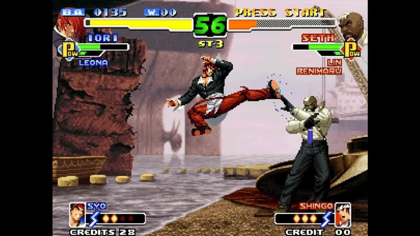 Бой с участием Иори в The King of Fighters 2000