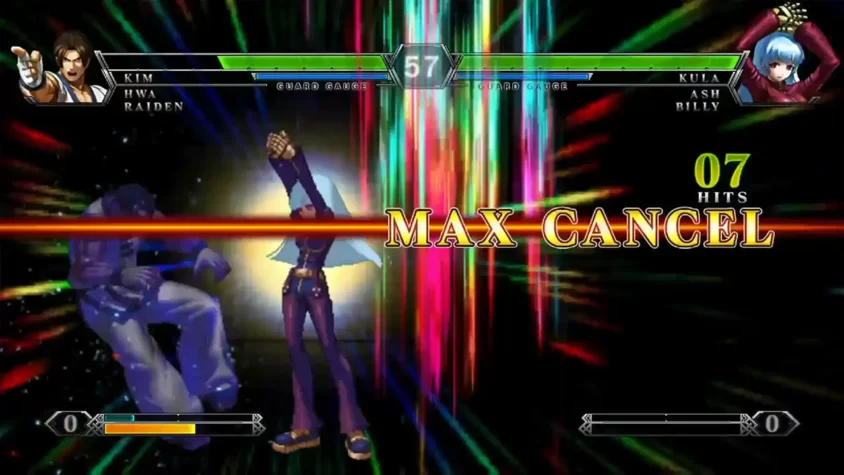Момент боя с Max Cancel в The King of Fighters XIII Global Match