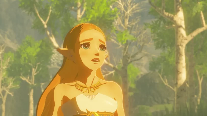 Принцесса Зельда в игре 'The Legend of Zelda: Breath of the Wild'