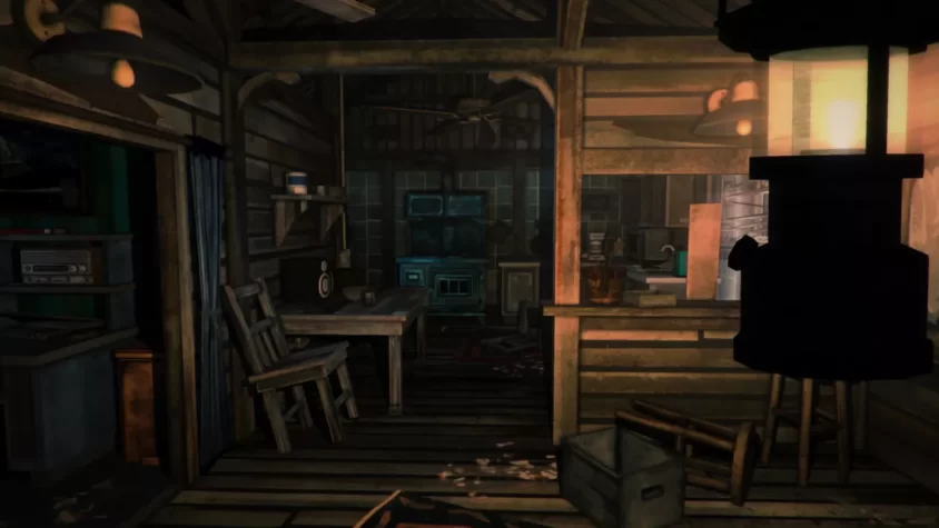 Внутри укрытия в The Long Dark