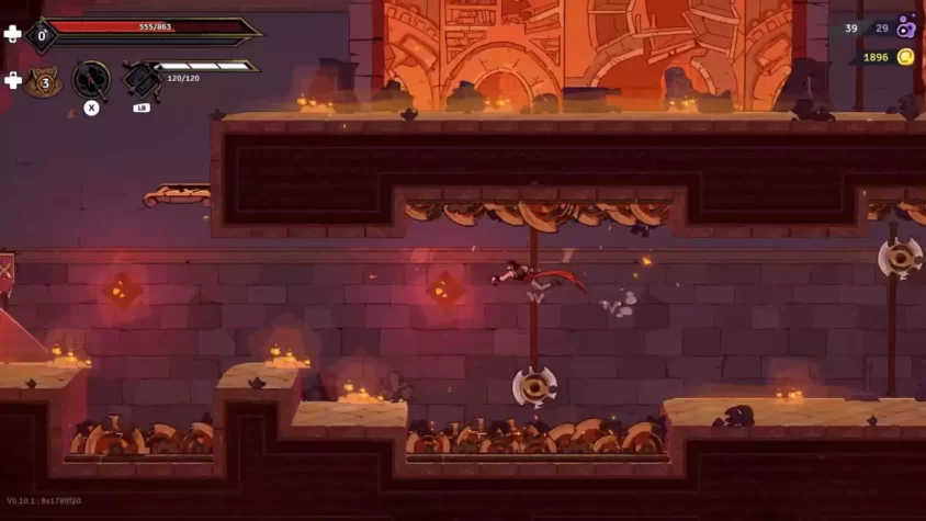 Геймплей игры The Rogue Prince of Persia 2