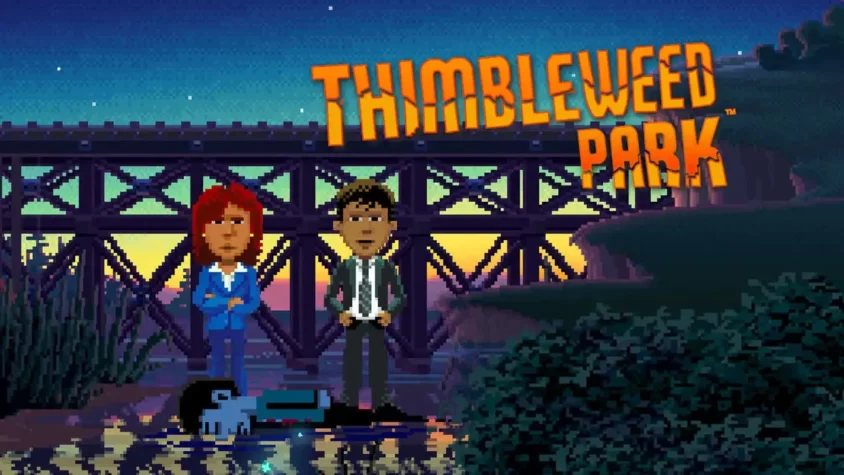 Thimbleweed Park Обложка игры Thimbleweed Park