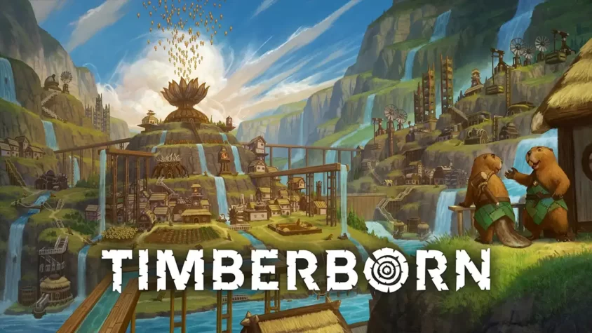 Timberborn - Арт игры Заглавный арт игры Timberborn