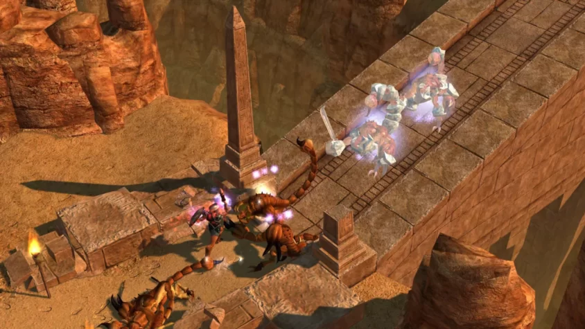 Сражение на мосту в Titan Quest