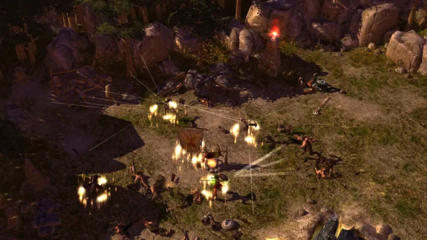 Массовое сражение в Titan Quest