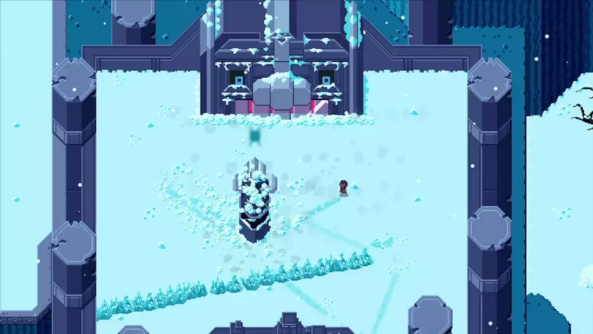 Сражение с водяным титаном в Titan Souls