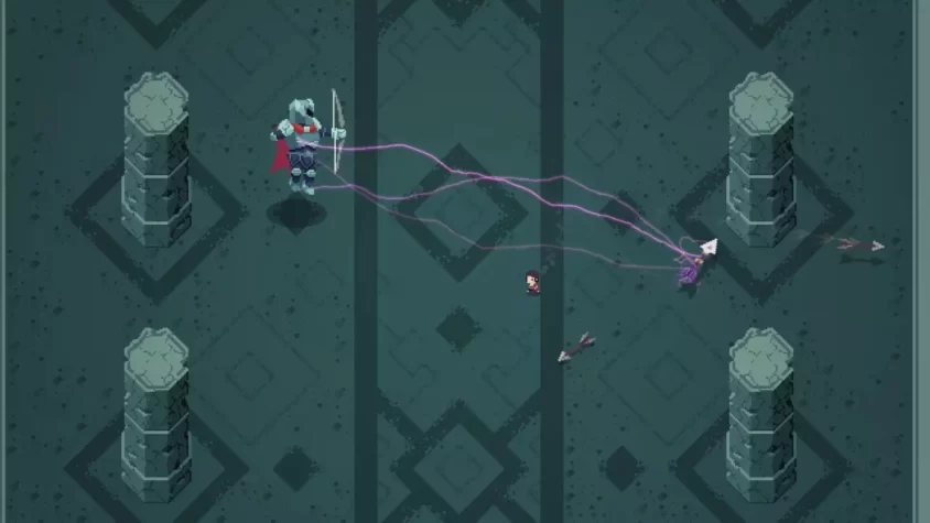 Сражение с ледяным гигантом в Titan Souls