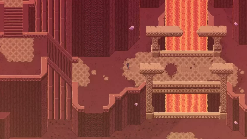 Сражение с огненным титаном в Titan Souls