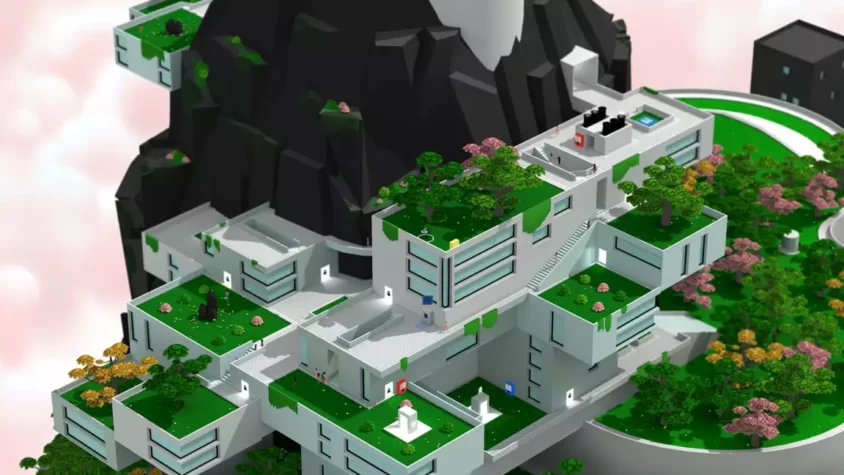 Территория Tokyo 42 с японским стилем