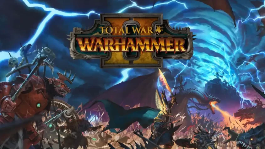 Обложка игры Total War: Warhammer II, с внезависимыми разрушениями и мощной магией